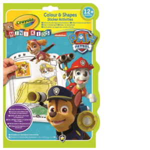Crayola Mini Kids Kleur & stickerboek Paw Patrol