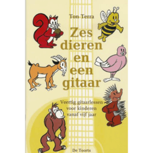 Zes dieren en een gitaar